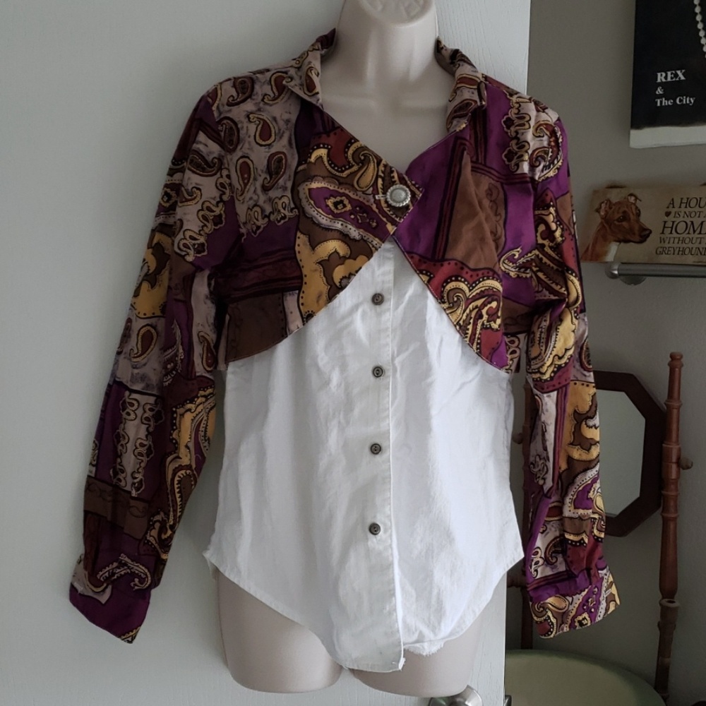 Vintage Roughrider Blouse Size S